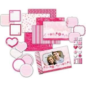   Collection   Matchbook Album Kit with Glitter Accents Arts, Crafts
