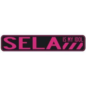   SELA IS MY IDOL  STREET SIGN