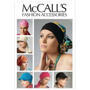  McCalls Patterns M6521 Headband, Head Wraps and Hats, All 