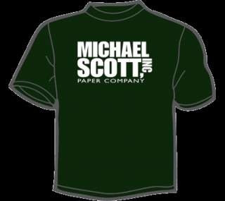 MICHAEL SCOTT PAPER T Shirt the office dvd season 5 6 7  