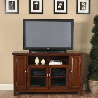 Home Styles Hanover Wood LCD/Plasma TV Stand in Cherry Finish [185022]