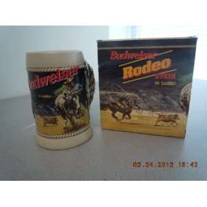  1992 Budweiser and Rodeo stein 