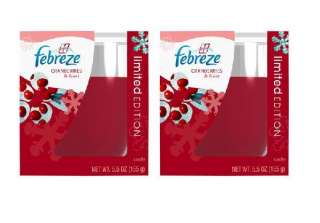 Febreze Candles Cranberries & Frost Eliminate Odors & Freshens 
