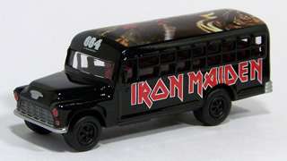 Johnny Lightning Iron Maiden School Bus  
