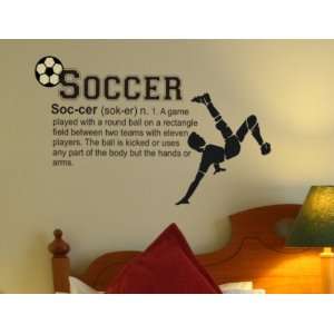  Soccer Definition Wall Decal