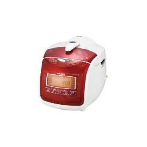 Cuckoo Rice Cooker  CRP L1010F (Ivory/Red)  Kitchen 