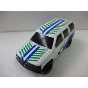  White Blue Green Out Back SUV Matchbox Car Toys & Games