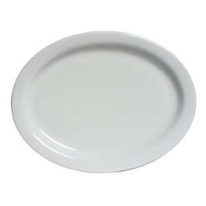  Tuxton China CLH 132 13 in. x 10 in. Colorado Oval Platter 