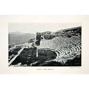  Print Greek Theater Segesta Sicily Italy Historic Ruins Architecture 