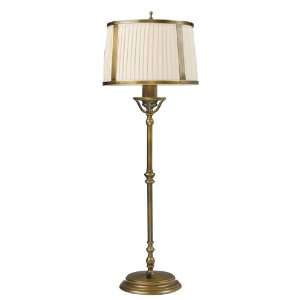  WILLIAMSPORT 1 LIGHT TABLE LAMP IN VINTAGE BRASS PATINA W 