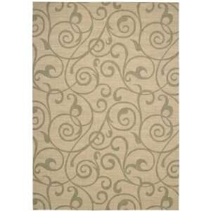   Riviera Gold Modern Scrolls 96 x 13 Rug (RI03)