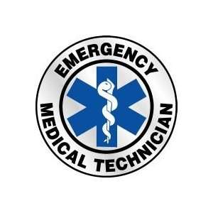 Labels EMERGENCY MEDICAL TECHNICIAN   BLUE 2 1/4 Reflective Sheet