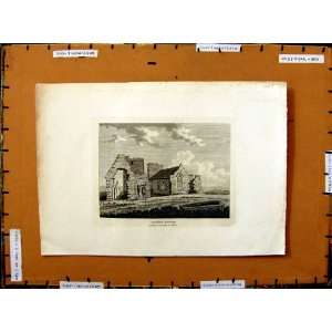  1783 Ruins St. Cuthberts Hermitage Hooper Engraving