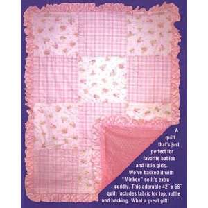  Too Cutie Patootie Quilt Kit Pink Fabric By The Each Arts 