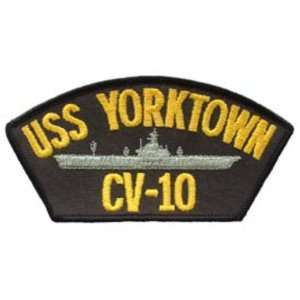  U.S. Navy USS Yorktown CV 10 Patch 2 1/4 x 4 Patio 