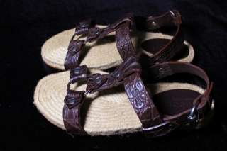 NWT Mens GG Gucci Signature Horsebit Crocodile Leather Sandals Shoes 8 