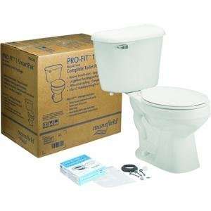   Round Front Complete Toilet Kit Finish Biscuit