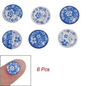  Gino 6Pcs Flower Pattern Home Button Sticker for iPhone 