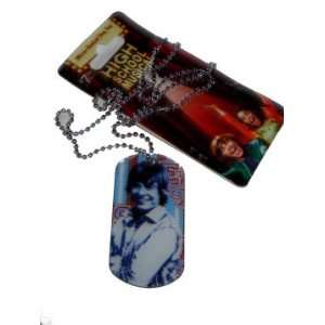  High School Musical Mirror Backed Dog Tag Necklace 