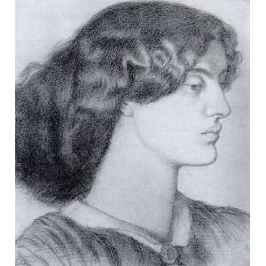     Dante Gabriel Rossetti   24 x 28 inches   Portrait of Jane Morris