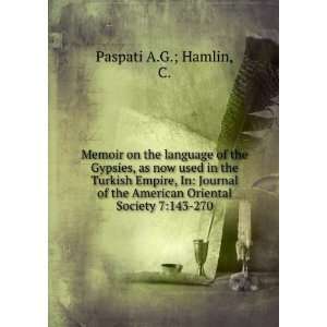  Memoir on the language of the Gypsies, as now used in the 