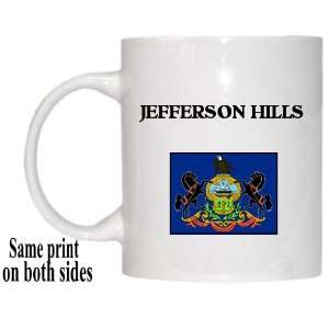  US State Flag   JEFFERSON HILLS, Pennsylvania (PA) Mug 