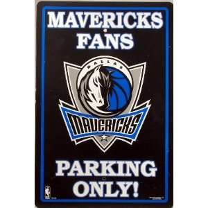  Dallas Mavericks Fans Parking Only Sign NBA Licensed 