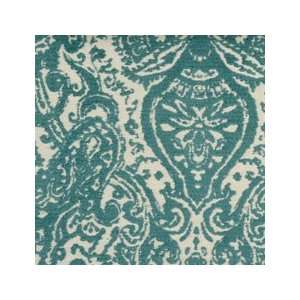  Damask Turquoise by Highland Court Fabric Arts, Crafts 