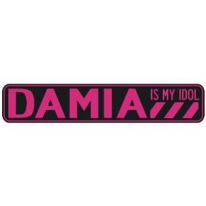   DAMIA IS MY IDOL  STREET SIGN