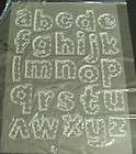 Muse Clear Art Stamp   Stitched Lower Case Alphabet LARGE
