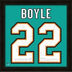  Dan Boyle San Jose Sharks 20x20 Framed Uniframe Jersey 