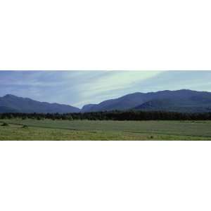 Silhouette of Mountains, Sawtooth Mountains, Lake Placid 