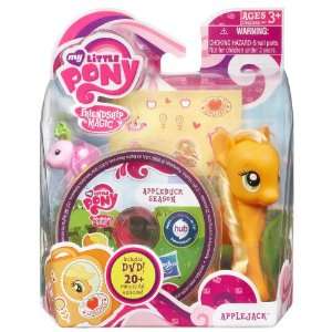  My Little Pony 2012 Figure Applejack with Suitcase DVD Toys & Games
