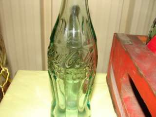 Vintage 1920s Coca Cola Bottles w/Wooden Crate  
