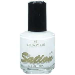  SATION Professional Snow White Nail Polish 0.5oz (Color 