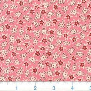  110 Quilt Backing Aunt Grace Danity Blossoms Pink Fabric 