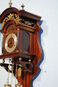 Antique beautiful Dutch Sallander clock   Special and big   FREE 