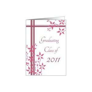  Graduation Party Invitation   Pink & White Floral Card 
