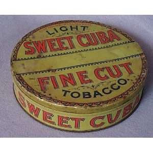 Light Sweet Cuba Fine Cut Tobacco Vintage One Pound Tin 