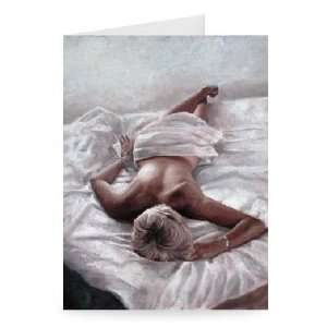 Dappled and Drowsy (oil on canvas) by John   Greeting Card (Pack of 