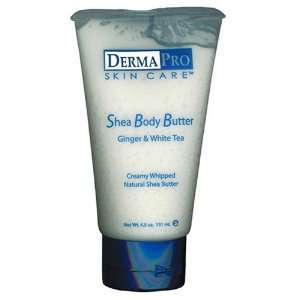 Derma Pro Shea Body Butter Ginger & White Tea 131ml/4.5oz [Health and 