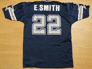 VINTAGE 90s EMMITT SMITH DALLAS COWBOYS CHAMPION NFL FOOTBALL JERSEY 