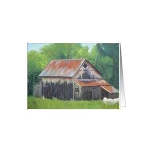 De Groot Barn   Greetings from Cumberland Card