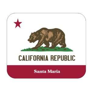  US State Flag   Santa Maria, California (CA) Mouse Pad 