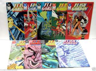 FLASH GORDON 1988 DC Comic Set Lot Dan Jurgens #1 9  