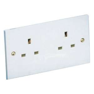  Pik a Pak 13Amp 2 Gang Unswitched Socket 5408PI Kitchen 