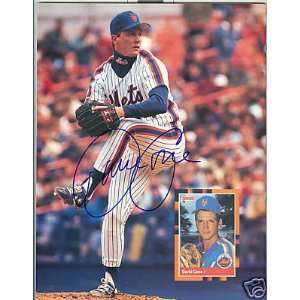 David Cone Ny Mets Signed Autograph Beckett Magazine   Autographed MLB 