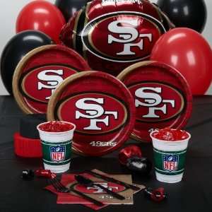  Lets Party By HALLMARK San Francisco 49ers Standard Party 
