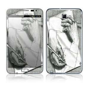  Samsung Galaxy Note Decal Skin Sticker   Drawing Hands 