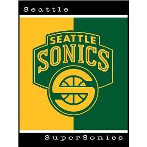  Seattle Supersonics 60x80 All Star Collection Blanket 
